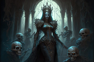 halloween vampire in the graveyard