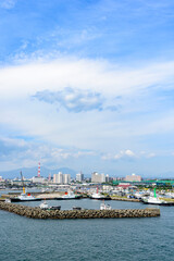 Naklejka premium 苫小牧港 