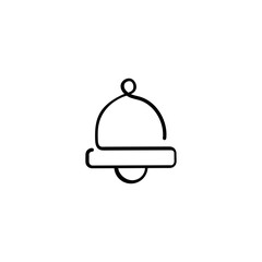 Bell Line Style Icon Design
