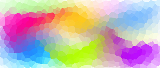 Fototapeta premium Colorful Low Poly Background