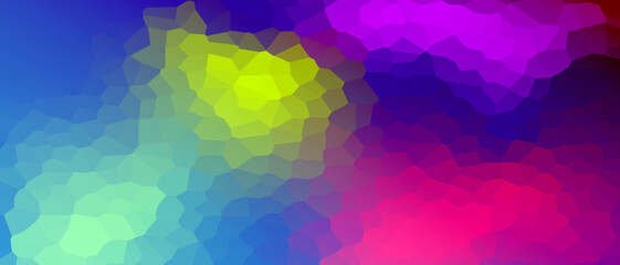 Colorful Low Poly Background