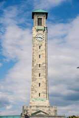 the tower of the church