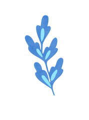 Fototapeta na wymiar Cute doodle pastel floral element. Vector illustration