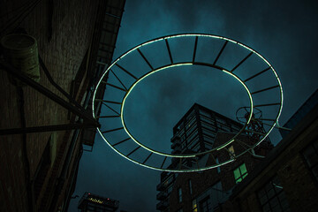 spiral staircase in the church