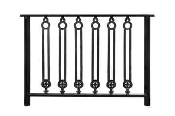 Vintage steel railing