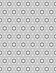 Black and white abstract geometric pattern