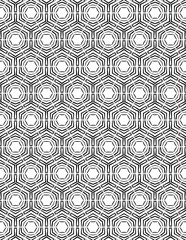 Black and white abstract geometric pattern