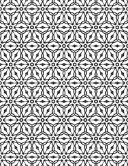 Black and white abstract geometric pattern