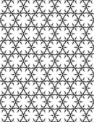 Black and white abstract geometric pattern