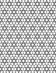 Black and white abstract geometric pattern