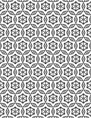 Black and white abstract geometric pattern