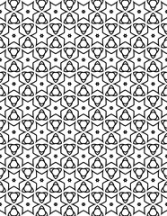 Black and white abstract geometric pattern
