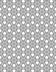 Black and white abstract geometric pattern