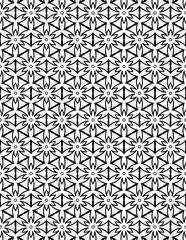 Black and white abstract geometric pattern