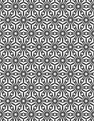 Black and white abstract geometric pattern