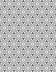 Black and white abstract geometric pattern