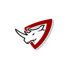 Rhino Shield Logo Design