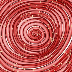 Red Alcohol Ink Art and Gold Glitter Background