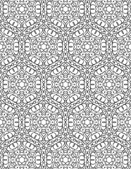 Black and white abstract geometric pattern