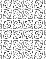 Black and white abstract geometric pattern