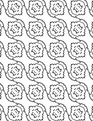 Black and white abstract geometric pattern