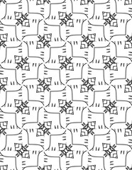 Black and white abstract geometric pattern