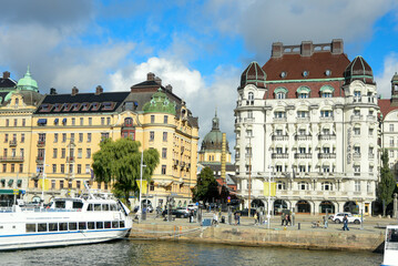 Obraz premium スウェーデンの首都ストックホルムの美しい風景