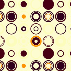 Colorful Radial Circle Target Fashionable Pattern