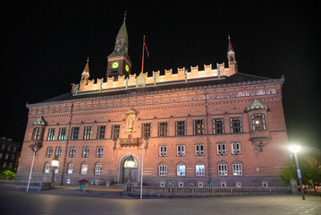 Naklejka premium デンマークの首都コペンハーゲンの美しい風景