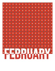 february month background, colourful tone wallpaper