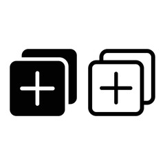 Duplicate icon. File symbol modern, simple, vector, icon for website design, mobile app, ui. Vector Illustration