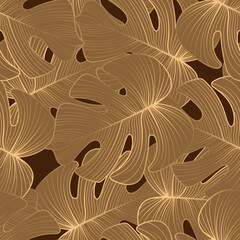Fototapeta na wymiar Seamless background floral geometric pattern freehand pattern illustration