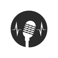 Microphone Podcast logo icon