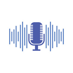 Microphone Podcast logo icon