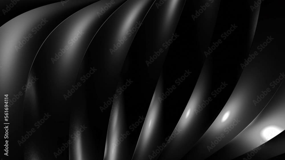 Poster moving stream of curved 3d lines. design. 3d metal lines move in plexus. illusion of tangle of lines