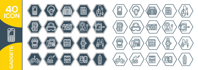 GADGETS ICON SET DESIGN