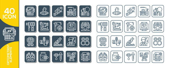 POTOMETRIST ELEMENTS ICON SET DESIGN
