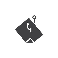 Document file phishing vector icon