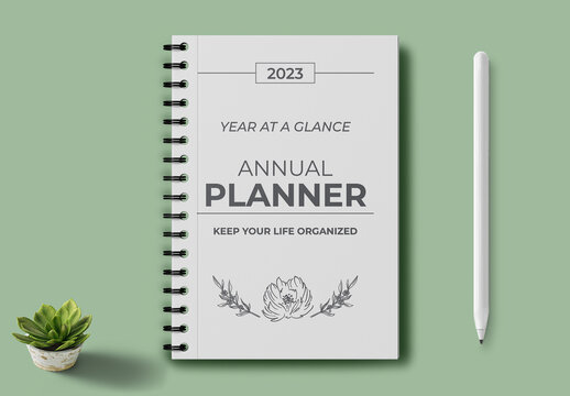 Annual Planner Design Layout