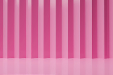 pink wall background in 3d rendering design.