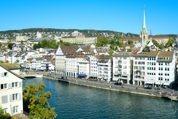 Obraz premium スイスチューリッヒの美しい風景