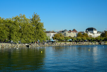 Fototapeta premium スイスチューリッヒの美しい風景