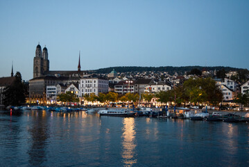 Fototapeta na wymiar スイスチューリッヒの美しい風景