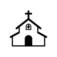 Church icon vector design template