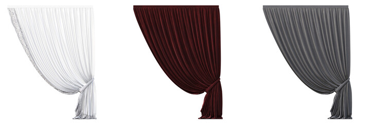curtain isolated on a transparent background, 3D illustration, cg render
- 561706546