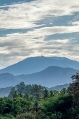 landscape with clouds