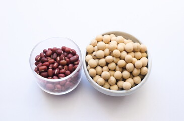 大豆と小豆