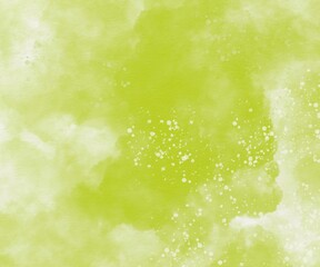 Fototapeta na wymiar green watercolor abstract beige background