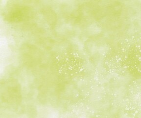 Fototapeta na wymiar green watercolor abstract beige background