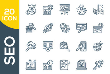 SEO ICON SET DESIGN